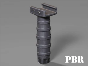 수직 그립 - 포어그립 - 부착 - pbr - 4k 텍스처 - 유니티 - 언리얼 3D 모델