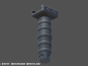 vertical grip - foregrip - attachment - pbr - 4k textures - unity - unreal 3D Model