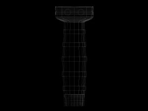 vertical grip - foregrip - attachment - pbr - 4k textures - unity - unreal 3D Model