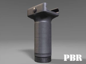 вертикальная рукоятка - цевье - аттачмент - pbr - текстуры 4k - unity - нереально 3D Модель