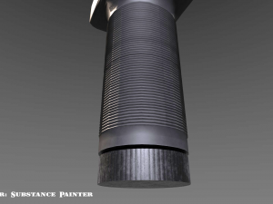 vertical grip - foregrip - attachment - pbr - 4k textures - unity - unreal 3D मॉडल
