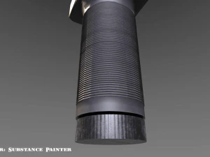 vertical grip - foregrip - attachment - pbr - 4k textures - unity - unreal 3D Model