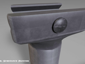 vertical grip - foregrip - attachment - pbr - 4k textures - unity - unreal 3D मॉडल