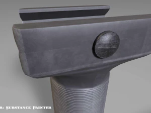 vertical grip - foregrip - attachment - pbr - 4k textures - unity - unreal 3D Model