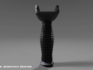 vertical grip - foregrip - attachment - pbr - 4k textures - unity - unreal 3D Model