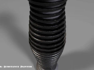 vertical grip - foregrip - attachment - pbr - 4k textures - unity - unreal 3D Model