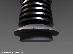 vertical grip - foregrip - attachment - pbr - 4k textures - unity - unreal 3D Model