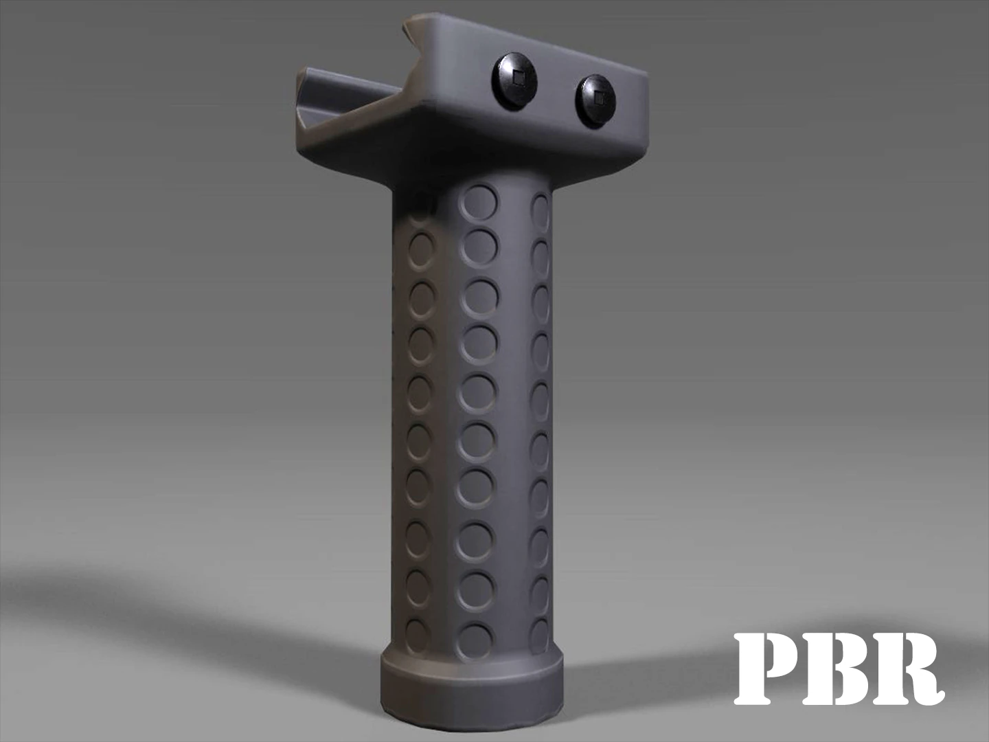 vertical grip - foregrip - attachment - pbr - 4k textures - unity - unreal 3D Model .c4d .max .obj .3ds .fbx .stl .blend 