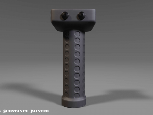 vertical grip - foregrip - attachment - pbr - 4k textures - unity - unreal 3D 模型