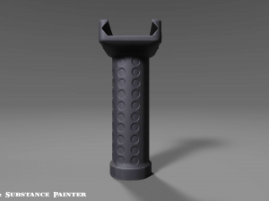 vertical grip - foregrip - attachment - pbr - 4k textures - unity - unreal 3D 模型