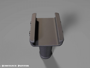 vertical grip - foregrip - attachment - pbr - 4k textures - unity - unreal 3D 模型