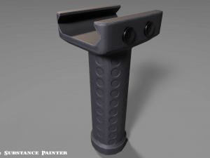 vertical grip - foregrip - attachment - pbr - 4k textures - unity - unreal 3D 模型