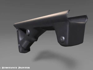 angled grip - foregrip - attachment - pbr - 4k textures - unity - unreal 3D Model