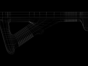 angled grip - foregrip - attachment - pbr - 4k textures - unity - unreal 3D मॉडल