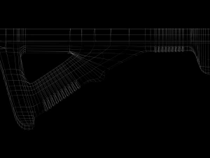 angled grip - foregrip - attachment - pbr - 4k textures - unity - unreal 3D Model