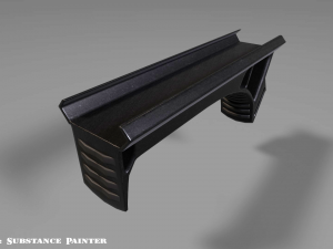 angled grip - foregrip - attachment - pbr - 4k textures - unity - unreal 3D Model