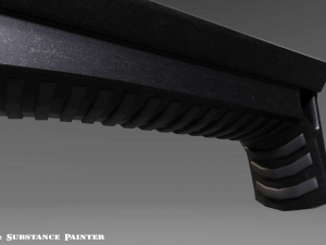 angled grip - foregrip - attachment - pbr - 4k textures - unity - unreal 3D Model