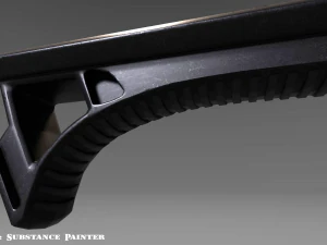 angled grip - foregrip - attachment - pbr - 4k textures - unity - unreal 3D Model