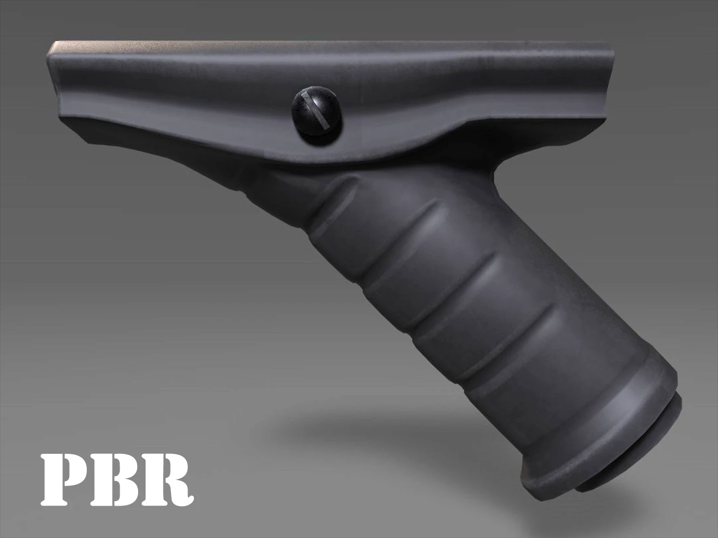 angled grip - foregrip - attachment - pbr - 4k textures - unity - unreal 3D Model .c4d .max .obj .3ds .fbx .stl .blend 