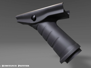 angled grip - foregrip - attachment - pbr - 4k textures - unity - unreal 3D 모델