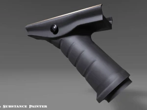 angled grip - foregrip - attachment - pbr - 4k textures - unity - unreal 3D Model