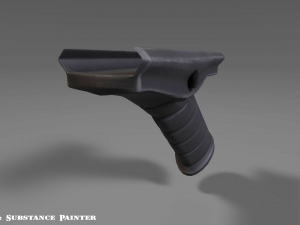 angled grip - foregrip - attachment - pbr - 4k textures - unity - unreal 3D 모델