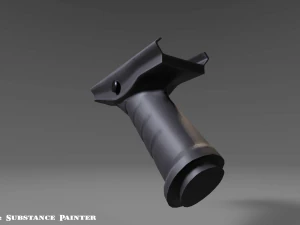 angled grip - foregrip - attachment - pbr - 4k textures - unity - unreal 3D Model