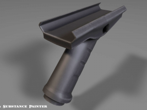 angled grip - foregrip - attachment - pbr - 4k textures - unity - unreal 3D 모델