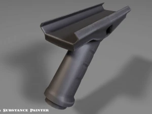 angled grip - foregrip - attachment - pbr - 4k textures - unity - unreal 3D Model