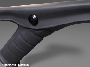 angled grip - foregrip - attachment - pbr - 4k textures - unity - unreal 3D 모델
