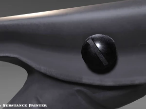 angled grip - foregrip - attachment - pbr - 4k textures - unity - unreal 3D Model