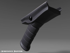 angled grip - foregrip - attachment - pbr - 4k textures - unity - unreal 3D 모델