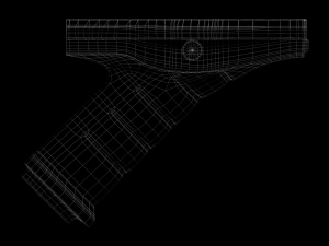 angled grip - foregrip - attachment - pbr - 4k textures - unity - unreal 3D 모델