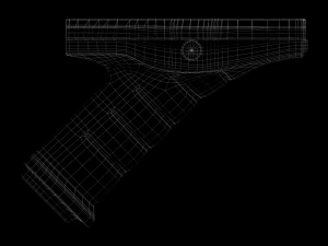 angled grip - foregrip - attachment - pbr - 4k textures - unity - unreal 3D Model