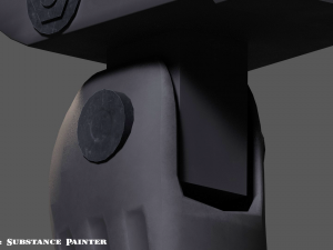 folding grip - foregrip - attachment - pbr - 4k textures - unity - unreal 3D Modell