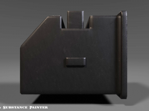 box magazine - clip - foregrip - attachment - pbr - 4k textures - unity - unreal Model 3D