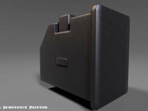 box magazine - clip - foregrip - attachment - pbr - 4k textures - unity - unreal Model 3D