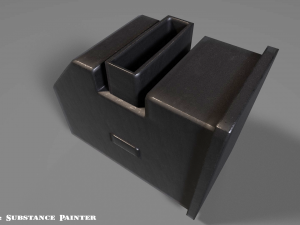 box magazine - clip - foregrip - attachment - pbr - 4k textures - unity - unreal Model 3D