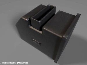 box magazine - clip - foregrip - attachment - pbr - 4k textures - unity - unreal 3D Model