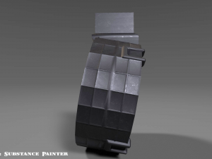 round drum magazine - attachment - pbr - 4k textures - unity - unreal Modelo 3D