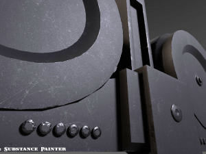 double round drum magazine - attachment - pbr - 4k textures - unity - unreal Model 3D