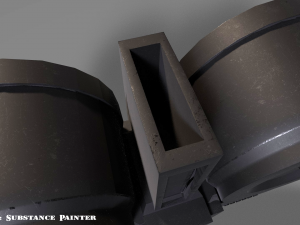 double round drum magazine - attachment - pbr - 4k textures - unity - unreal Model 3D