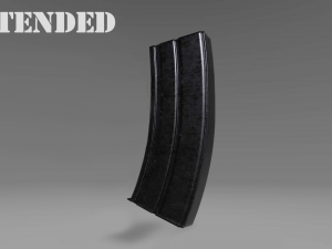 ammunition magazine - clip - attachment - pbr - 4k textures - unity - unreal Modèle 3D
