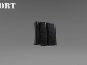 ammunition magazine - clip - attachment - pbr - 4k textures - unity - unreal Modèle 3D