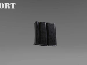 ammunition magazine - clip - attachment - pbr - 4k textures - unity - unreal 3D Model