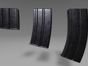 ammunition magazine - clip - attachment - pbr - 4k textures - unity - unreal Modèle 3D