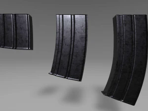ammunition magazine - clip - attachment - pbr - 4k textures - unity - unreal 3D Model