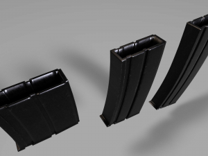 ammunition magazine - clip - attachment - pbr - 4k textures - unity - unreal Modèle 3D