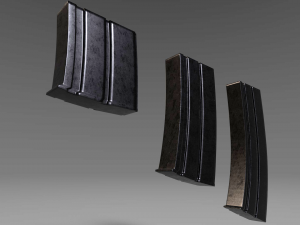ammunition magazine - clip - attachment - pbr - 4k textures - unity - unreal Modèle 3D