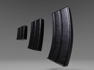 ammunition magazine - clip - attachment - pbr - 4k textures - unity - unreal Modèle 3D